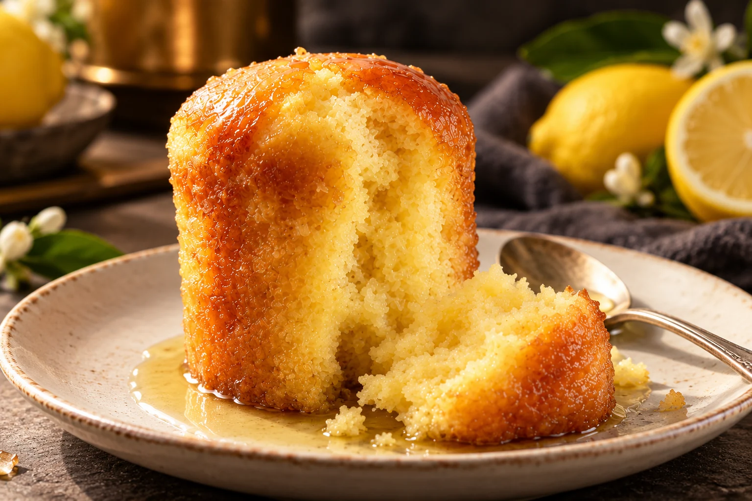 Babà artigianale Brigand al Limoncello in vasocottura