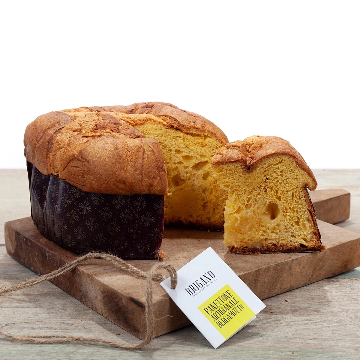 Interno del Panettone Brigand al Bergamotto