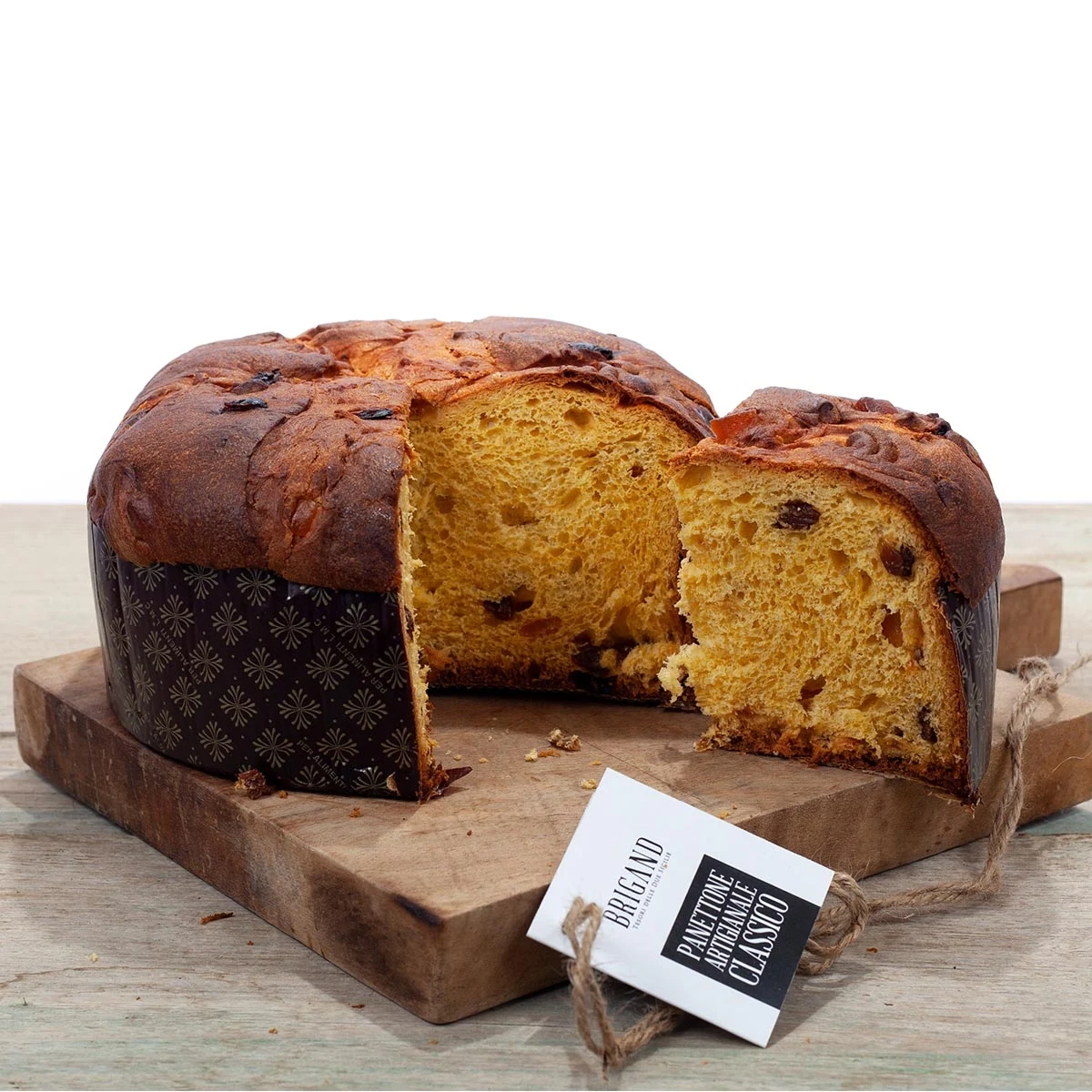 Panettone artigianale Brigand Classico, dettaglio del prodotto