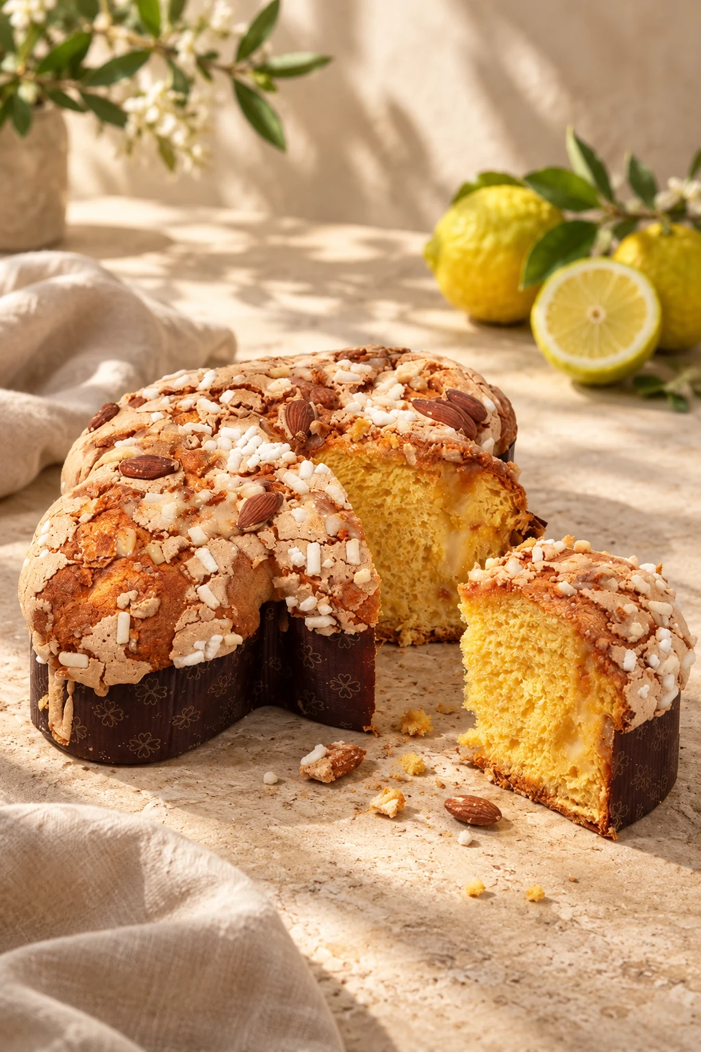 Colomba artigianale Brigand al Bergamotto, dettaglio del prodotto