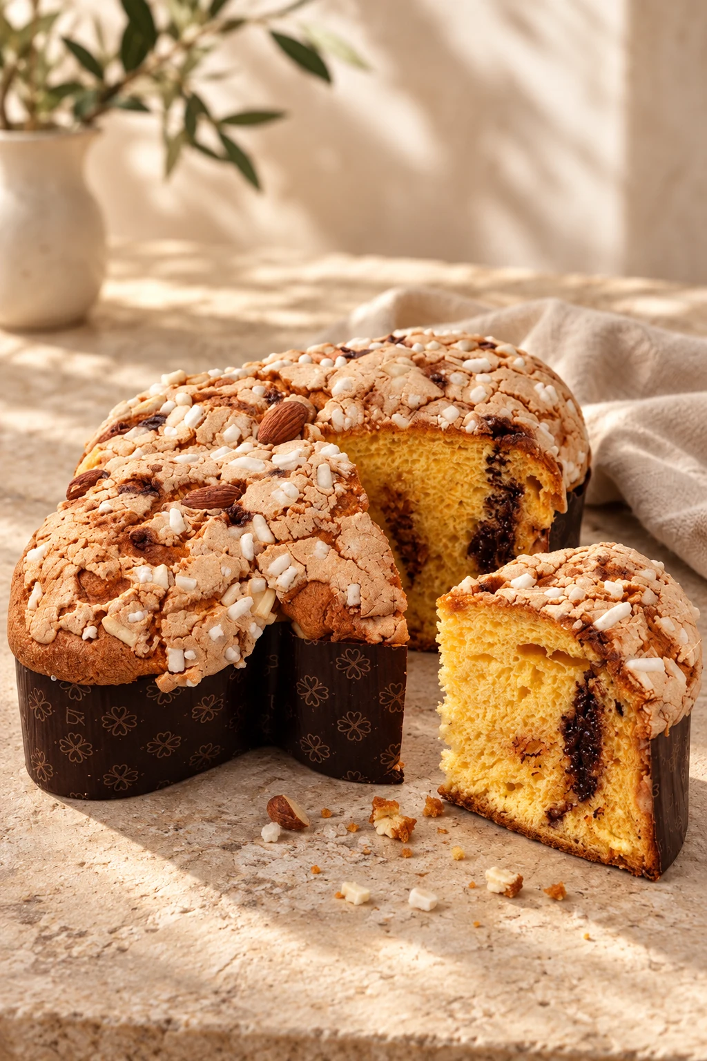 Colomba artigianale Brigand al Cioccolato, dettaglio del prodotto