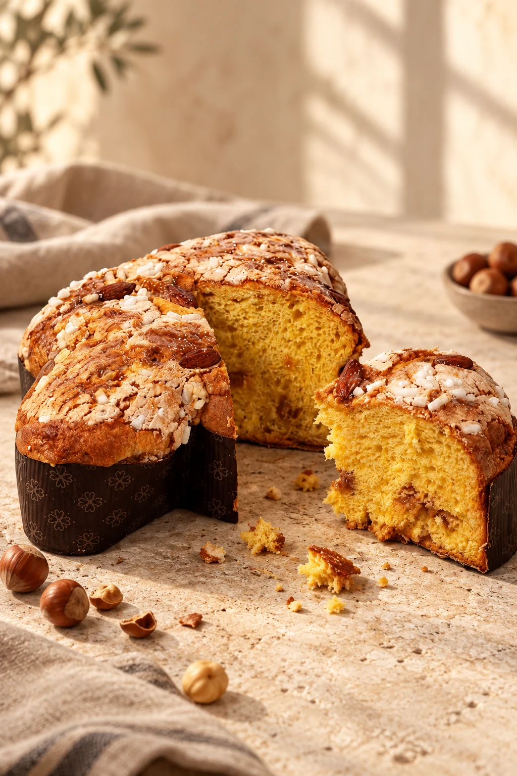 Colomba artigianale Brigand alla Nocciola, dettaglio del prodotto