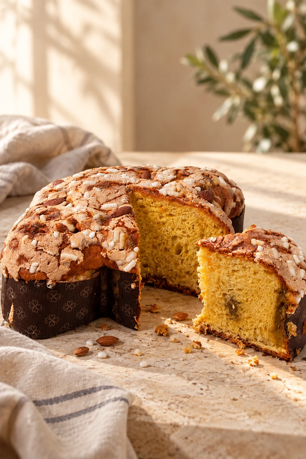 Colomba artigianale Brigand al Pistacchio, dettaglio del prodotto