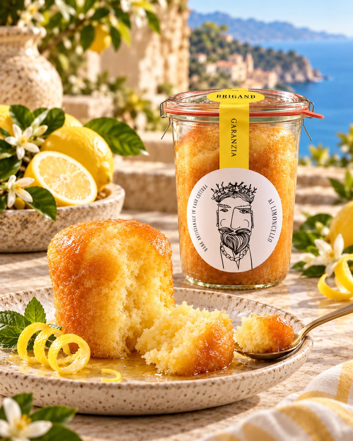 Brigand Limoncello a tavola